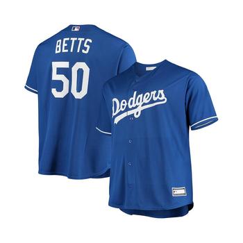Majestic, Majestic | Men's Mookie Betts Royal Los Angeles Dodgers Big and Tall Replica Player Jersey商品图片 7.4折
