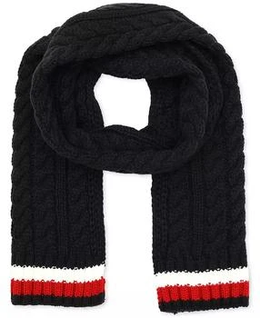 Tommy Hilfiger | Men's Cable Knit Global Stripe Scarf,商家Macy's,价格¥255