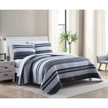 商品Nautica | Nautica Ardmoore Grey Full/Queen Quilt Sham Set,商家Premium Outlets,价格¥1261图片