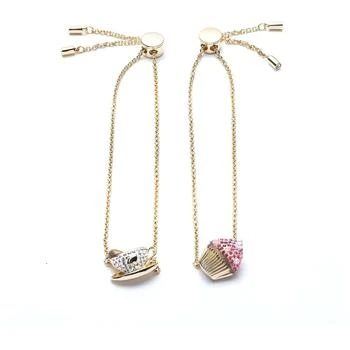 Swarovski | Swarovski Women's Bracelet - Nicest Cup of Tea and Cupcake Gold, Set of 2 | 5486079,商家My Gift Stop,价格¥321