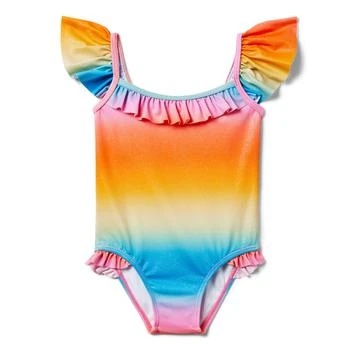 Janie and Jack | Ombre Floral Onepiece Swim (Toddler/Little Kids/Big Kids),商家Zappos,价格¥303