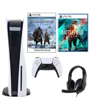 推荐PlayStation 5 Core Console with God of War: Ragnarok Game, Battlefield 2042 Game and Universal Headset商品