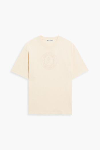 推荐Embroidered cotton-jersey T-shirt商品