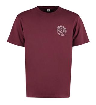 推荐Sporty & Rich Logo Printed Crewneck T-Shirt商品