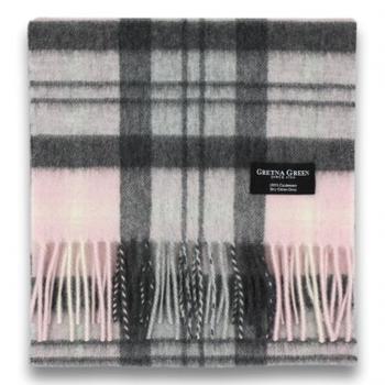 商品Gretna Green | Gretna Green 粉色格子羊绒围巾,商家Unineed,价格¥305图片
