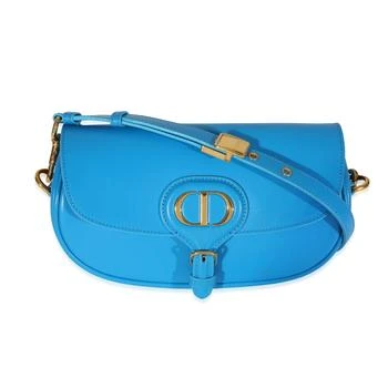 Dior | Christian Dior Blue Leather Bobby East West Horizon Bag 7.6折