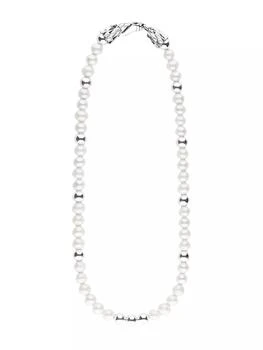 Emanuele Bicocchi | Sterling SIlver & Freshwater Pearl Beaded Necklace 