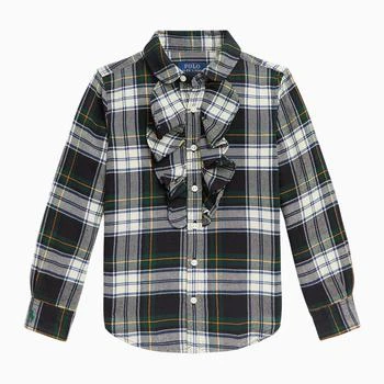 Ralph Lauren | Green shirt with check pattern 满$110享9折, 满折