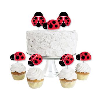 推荐Happy Little Ladybug - Dessert Cupcake Toppers - Baby Shower or Birthday Party Clear Treat Picks - Set of 24商品