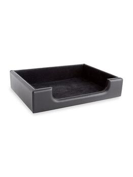 商品ROYCE New York | Leather Desk Note Tray Organizer,商家Saks Fifth Avenue,价格¥680图片