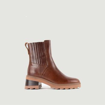 推荐Lison leather boots Liqueur de café Bobbies Paris商品