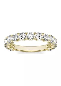 Charles & Colvard, Charles & Colvard | Charles & Colvard 1.5 ct. t.w. Lab Created Moissanite Semi-Eternity Band in 14k Yellow Gold商品图片 