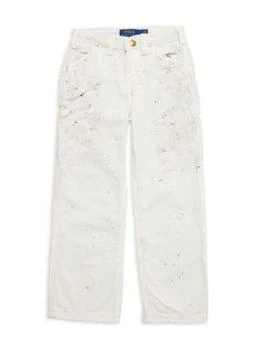 Ralph Lauren | Little Girl's Paint Splatter Jeans,商家Saks OFF 5TH,价格¥265