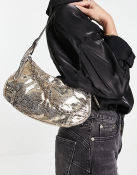 topshop包, Topshop | Topshop cora scoop crossbody bag in gold商品图片 8.5折