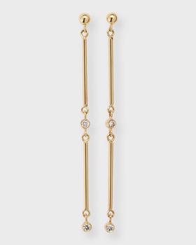 商品POPPY FINCH | Linear Bar Diamond Earrings,商家Neiman Marcus,价格¥7939图片