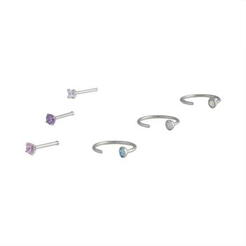 商品Lovisa | Mixed Diamante Nose Ring & Stud 6 Pack,商家Premium Outlets,价格¥123图片