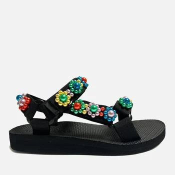 推荐Arizona Love Women’s Trekky Embellished Webbing Sandals商品