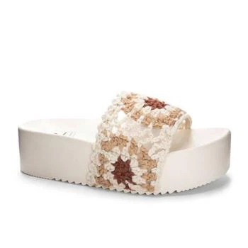 Dirty Laundry | Women's Worble Crochet Slide In Cream,商家Premium Outlets,价格¥288