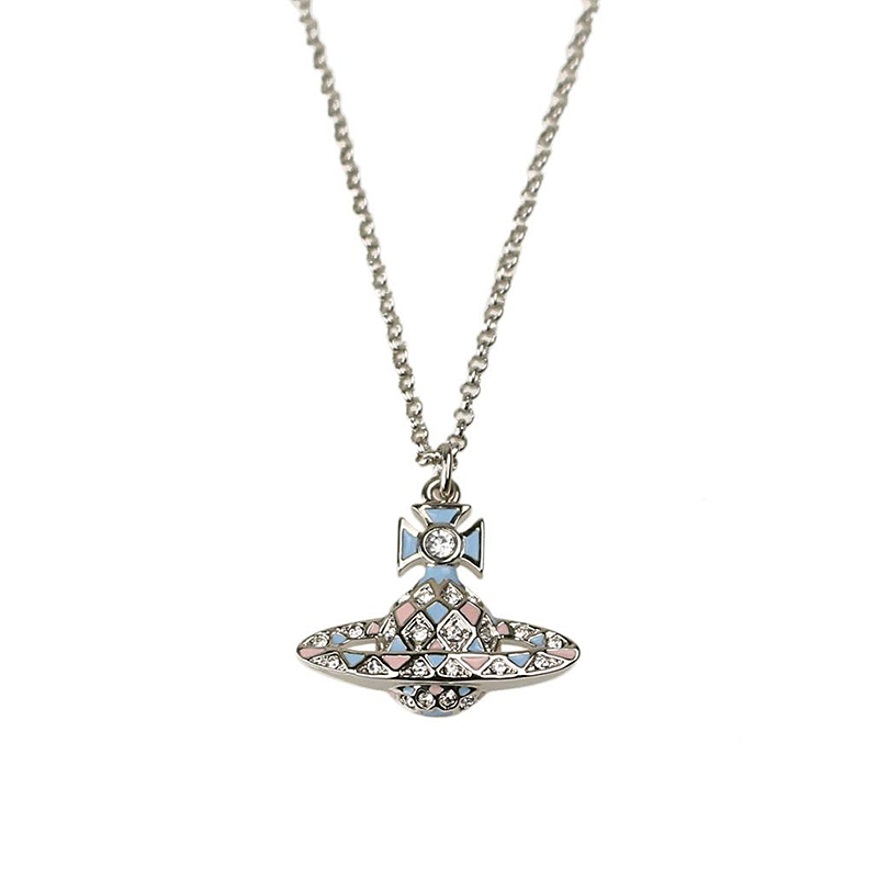 商品Vivienne Westwood | 【现货】西太后 女士银色/白色时尚项链63020233-02P190-CN,商家VP FRANCE,价格¥832图片