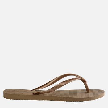 推荐Havaianas Women's Slim Crystal Sw Ii Flip Flops - Rose Gold商品