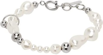Justine Clenquet | Silver Charly Bracelet,商家SSENSE,价格¥655