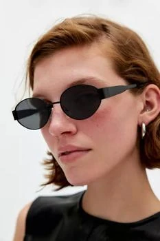 Urban Outfitters | Agent Slim Oval Sunglasses,商家Urban Outfitters,价格¥112