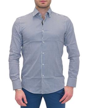Hugo Boss | Boss Hugo Boss Striped Long-Sleeved Shirt商品图片,6.2折