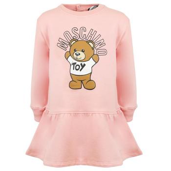推荐Pink Baby Girls Teddy Logo Dress商品