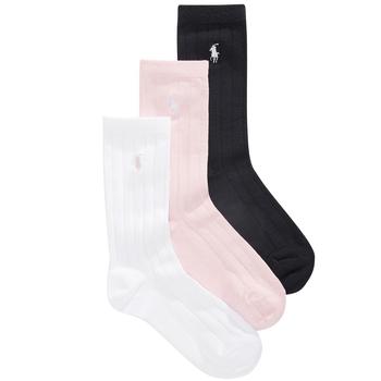 商品Ralph Lauren | Little & Big Girls 3-Pk. Ribbed Socks,商家Macy's,价格¥139图片