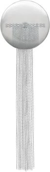 Julie Kegels | SSENSE Exclusive Silver Pin Button & Chains Brooch,商家SSENSE CA,价格¥389