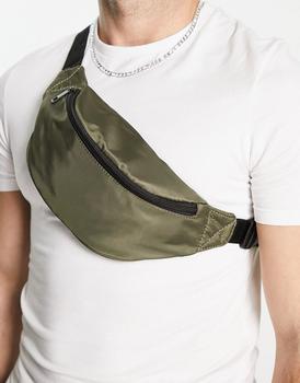 商品New Look | New Look cross body bum bag in khaki,商家ASOS,价格¥88图片