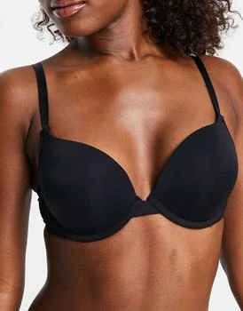 推荐Lindex Linnea maximum push-up effect plunge bra in black商品