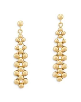 Bloomingdale's Fine Collection | Polished Bead Drop Earrings in 14K Yellow Gold,商家Bloomingdale's,价格¥12231