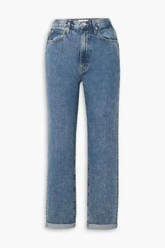 SLVRLAKE | Dakota faded high-rise straight-leg jeans,商家THE OUTNET US,价格¥1054