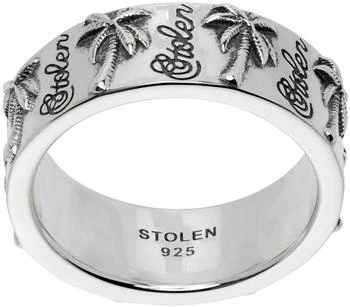 Stolen Girlfriends Club | Silver Trouble in Paradise Eternity Ring,商家Ssense US,价格¥1417