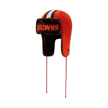 商品New Era | Men's Orange Cleveland Browns Helmet Head Trapper Knit Hat,商家Macy's,价格¥254图片