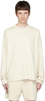 Calvin Klein | Off-White Printed Long Sleeve T-Shirt 5.2折
