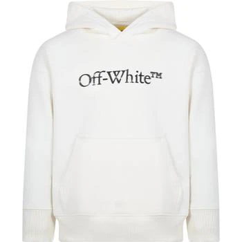 Off-White | White Sweatshirt For Kids With Logo,商家Italist,价格¥1605