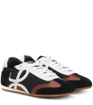 Loewe | Ballet Runner nylon and leather sneakers商品图片,