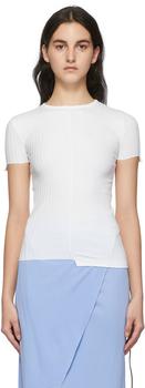 Helmut Lang | White Luxe Pima T-Shirt商品图片,3.2折