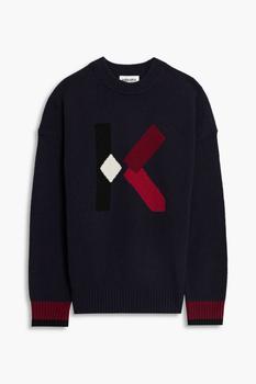 Kenzo | Intarsia wool-blend sweater商品图片,5折