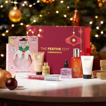 product The LOOKFANTASTIC Festive Edit Limited Edition Beauty Box (Worth $117) image