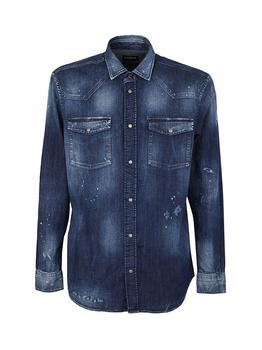 DONDUP | Dondup Mens Blue Shirt商品图片,