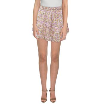 推荐LoveShackFancy Womens Memphis Pintuck Short Mini Skirt商品