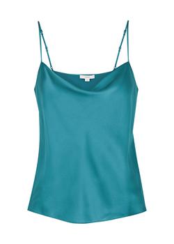 vince真丝, Vince | Teal silk-satin top商品图片 