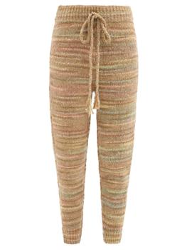 推荐Olvera stripe-jacquard knit track pants商品