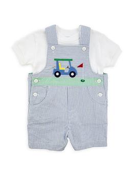 商品Florence Eiseman | Baby Boy's 2-Piece T-Shirt & Golf Cart Seersucker Shortalls,商家Saks Fifth Avenue,价格¥1016图片
