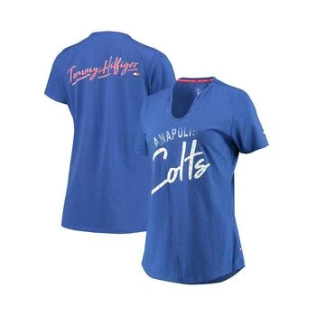 Tommy Hilfiger | Women's Royal Indianapolis Colts Riley V-Neck T-shirt 7.4折