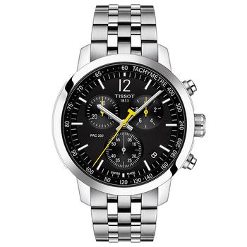 推荐Men's Swiss Chronograph PRC 200 Stainless Steel Bracelet Watch 43mm商品