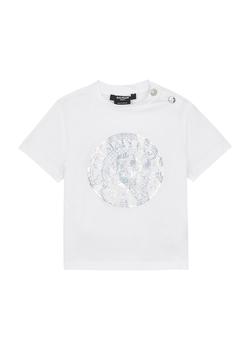 Balmain | KIDS Logo cotton T-shirt (12-36 months)商品图片,独家减免邮费
